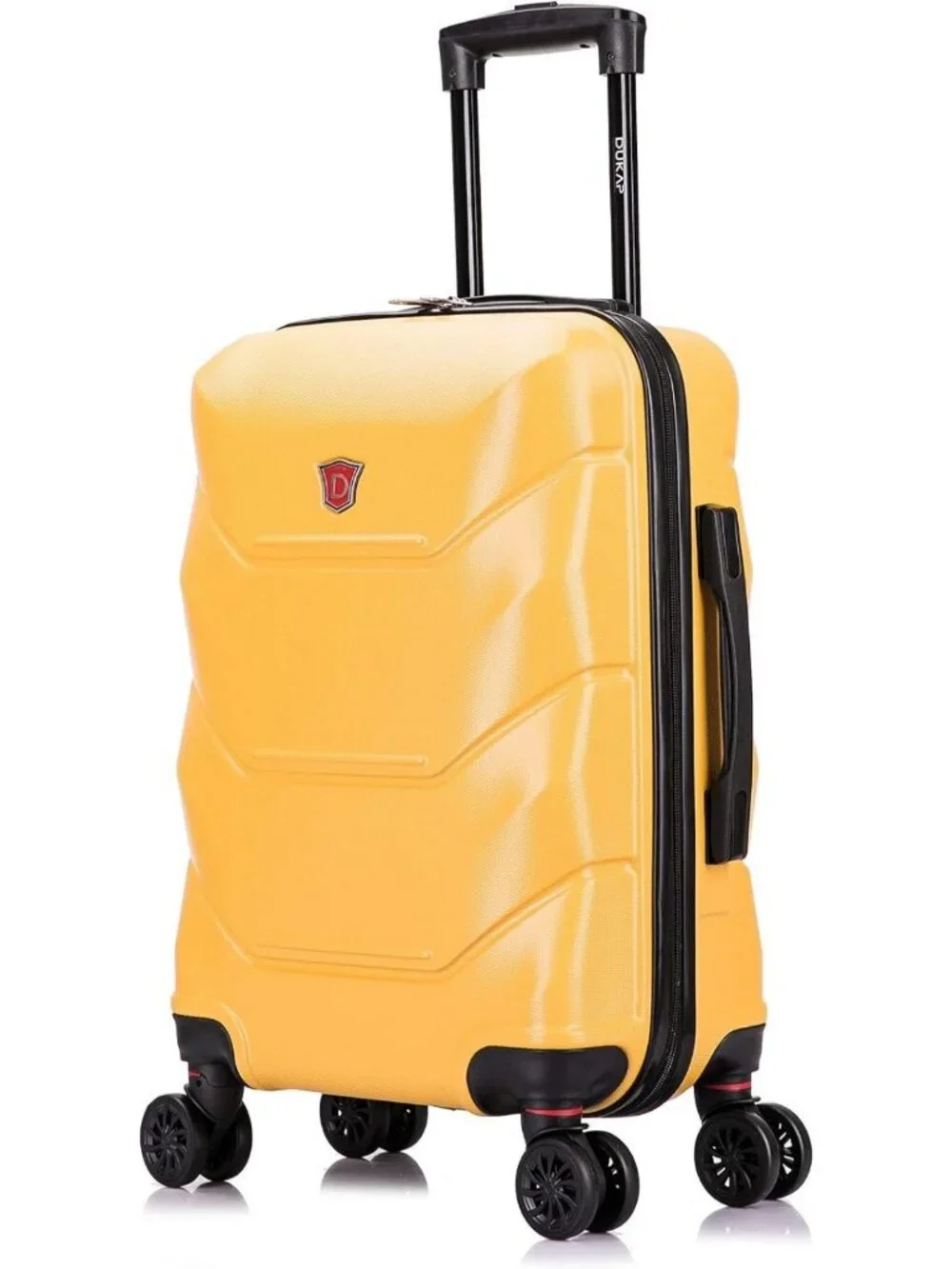 Lightweight 20-Inch Hardside Spinner Carry-On Luggage - Mustard Yellow Travel